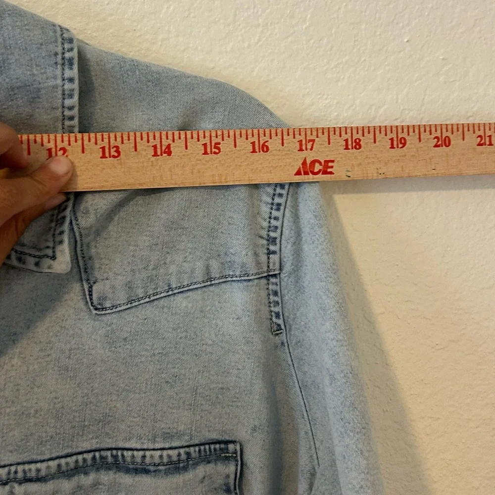 Levi's Ultimate Western Denim‎ Shirt SZ 1X (14-16) - Picture 14 of 14